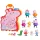 Peppa malac nagy családi bőrönd 10 részes figuraszettel