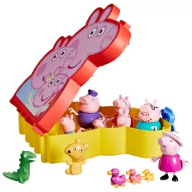 Peppa malac nagy családi bőrönd 10 részes figuraszettel