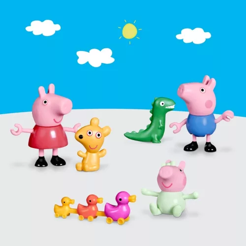 Peppa malac nagy családi bőrönd 10 részes figuraszettel