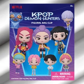 Netflix KPop Demon Hunters táska-kulcstartó – többféle, 3–5 év