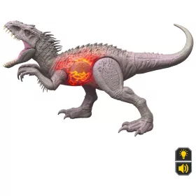   Jurassic World Ultimate Damage Indominus Rex fénnyel és hanggal
