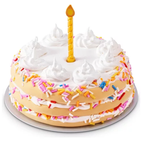 Slime Mart kis zacskó – szülinapi torta slime-szett