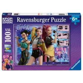 Ravensburger KPop Demon Hunters XXL puzzle 100 darabos, 6–8 év