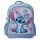 Iskolai hátizsák elülső zsebbel, Stitch mintás