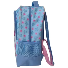 Iskolai hátizsák elülső zsebbel, Stitch mintás