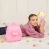 Ivy & Lily hátizsák szövetbabával, 2 részes szett, rózsaszín