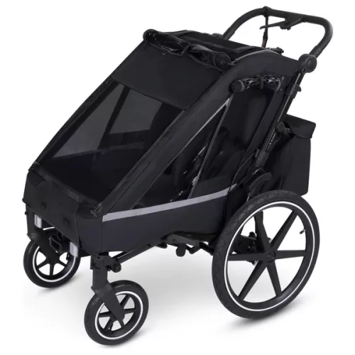 ABC Design 3 az 1-ben Tour Ink kerékpár utánfutó, fekete