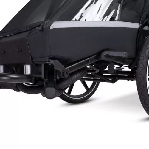 ABC Design 3 az 1-ben Tour Ink kerékpár utánfutó, fekete