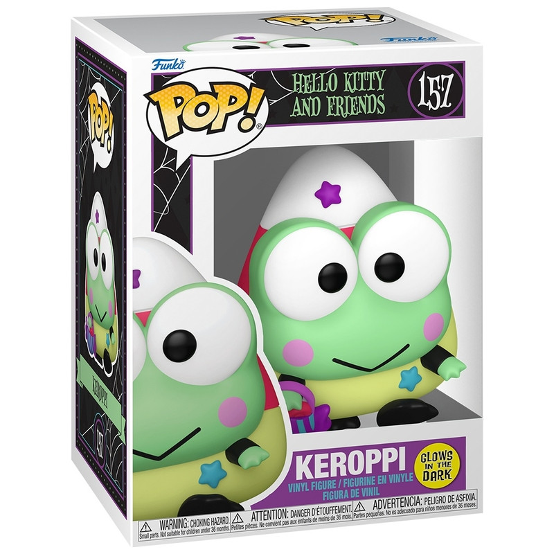 Funko Funko POP! 157 Hello Kitty és barátai – Keroppi halloweeni figura, sötétben világító, fő nézet