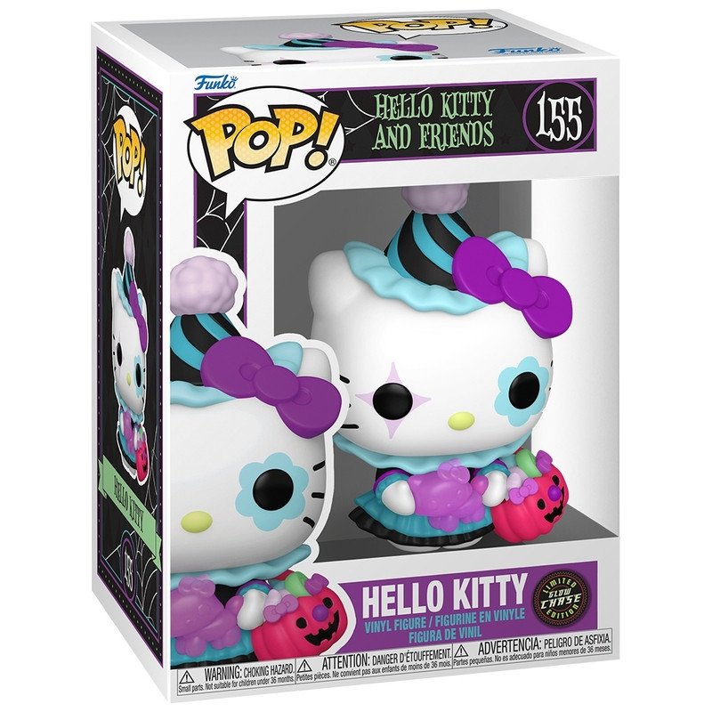Funko Funko POP! 155 Hello Kitty és barátai – Hello Kitty halloweeni figura, sötétben világító, alternatív kép 3