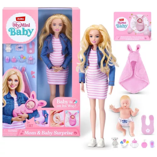 ZURU My Mini Baby Mom & Baby Surprise baba