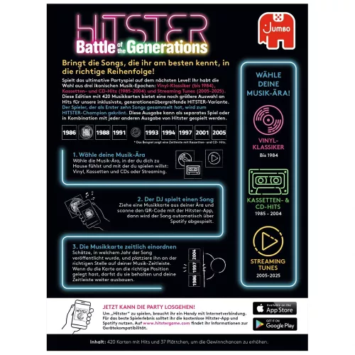 Jumbo Hitster Generációk csatája