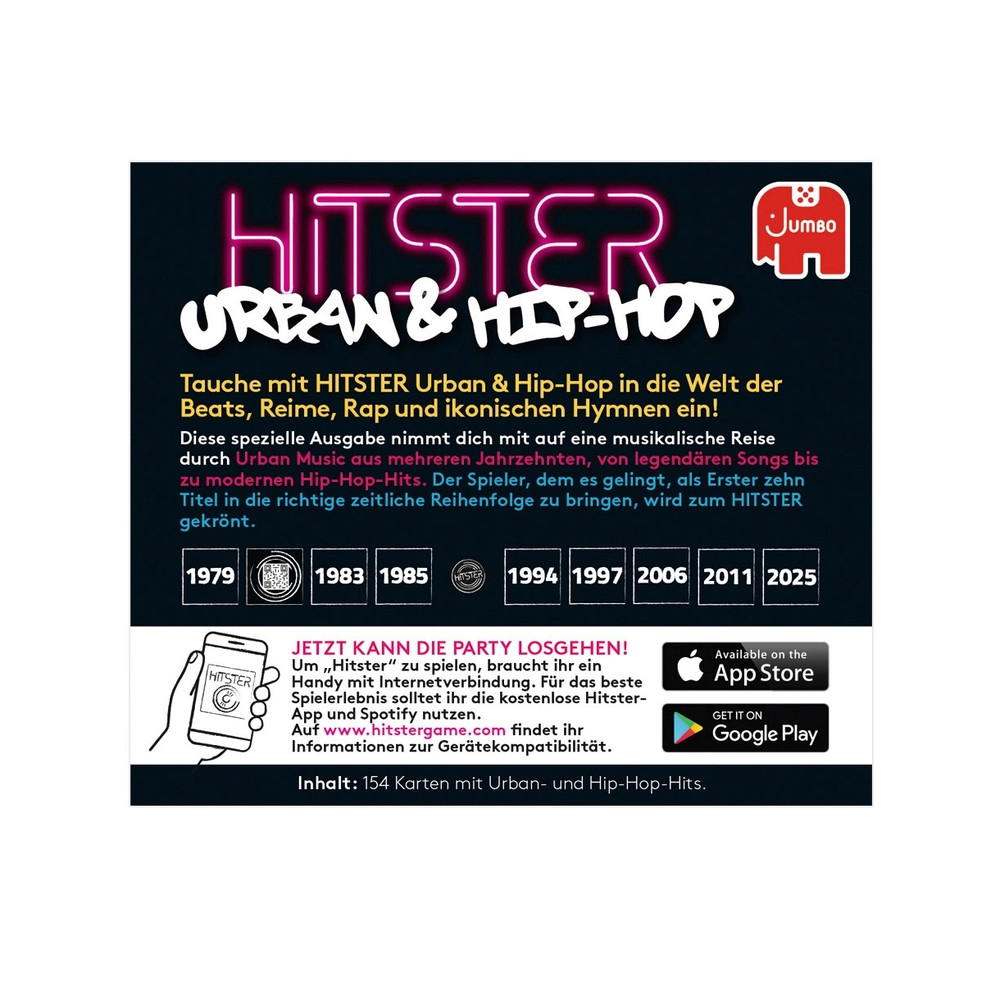 HITSTER Urban & Hip-Hop Party – Zenei társasjáték kiegészítő – alternatív kép 3