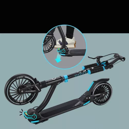 Aero Scooter A230 L összecsukható roller, fekete/kék