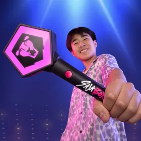 KPop Demon Hunters Saja Boys világító rajongóbot