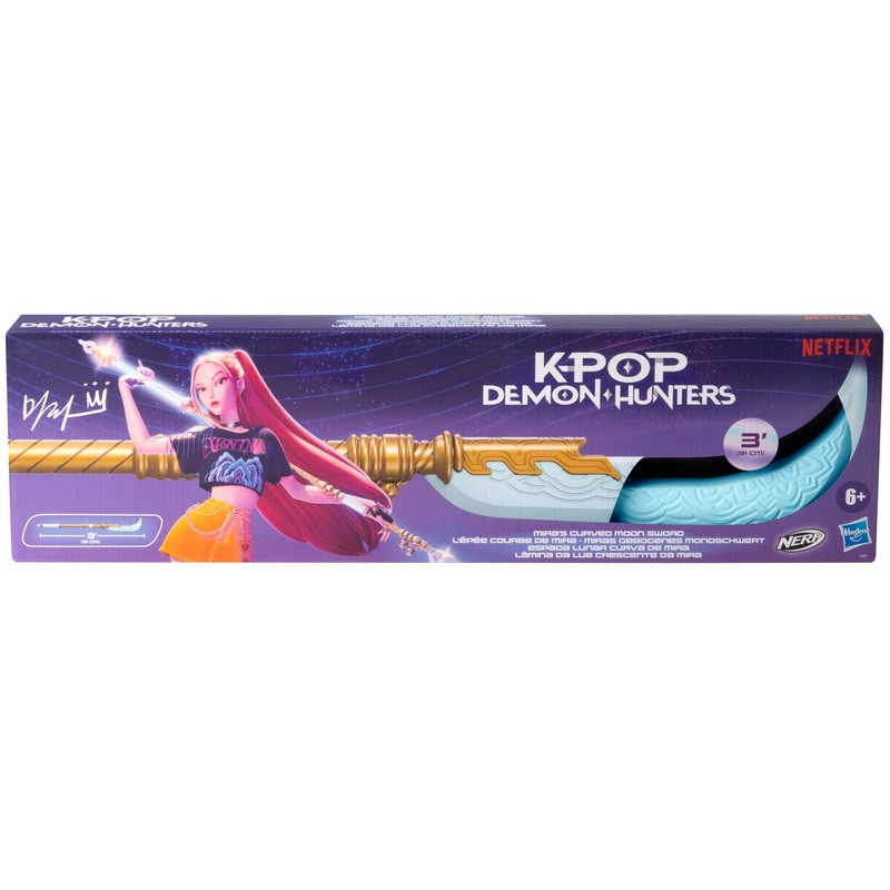 Nerf x KPop Demon Hunters Mira's Curved Moon Sword 91 cm – alternatív kép 3