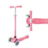 Globber Tri-Scooter PRIMO PLUS LIGHTS gyerekroller LED kerekekkel, pink