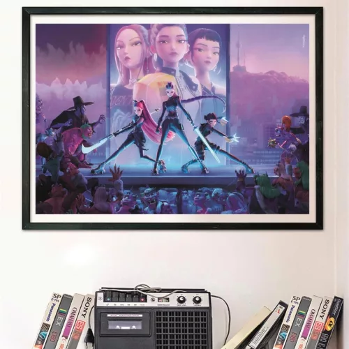 Clementoni Netflix KPop Demon Hunters puzzle 1000 darabos, 12–15 év