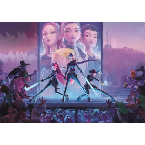 Clementoni Netflix KPop Demon Hunters puzzle 1000 darabos, 12–15 év