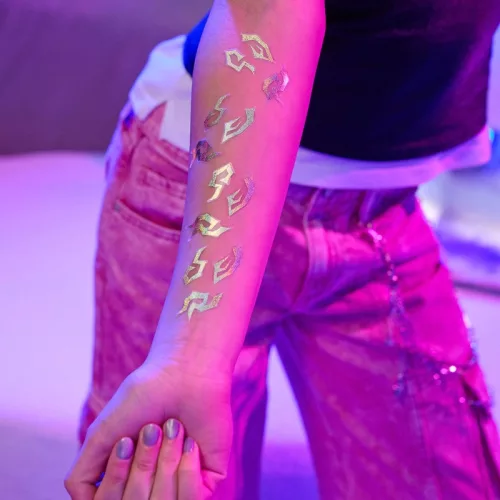 Cool Maker KPop Demon Hunters Body Art Tattoo Studio