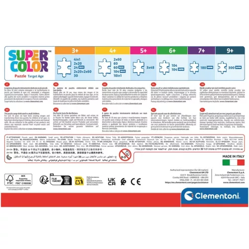 Clementoni Super Color puzzle KPOP Demon Hunters 104 darabos, 6–8 év