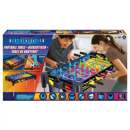 Ambassador csocsóasztal, 82 cm, neon
