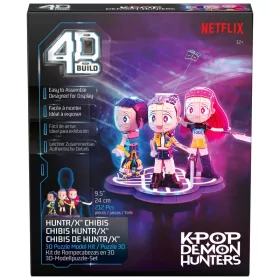 4D Build KPop Demon Hunters modellépítő készlet – HUNTR/X Chibi, 12–15 év