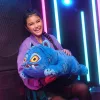 KPop Demon Hunters plüss – sötétben világító, ugró Derpy Tigris 45 cm