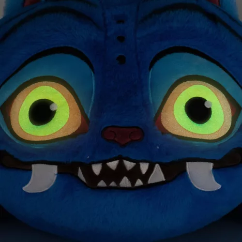 KPop Demon Hunters plüss – sötétben világító, ugró Derpy Tigris 45 cm