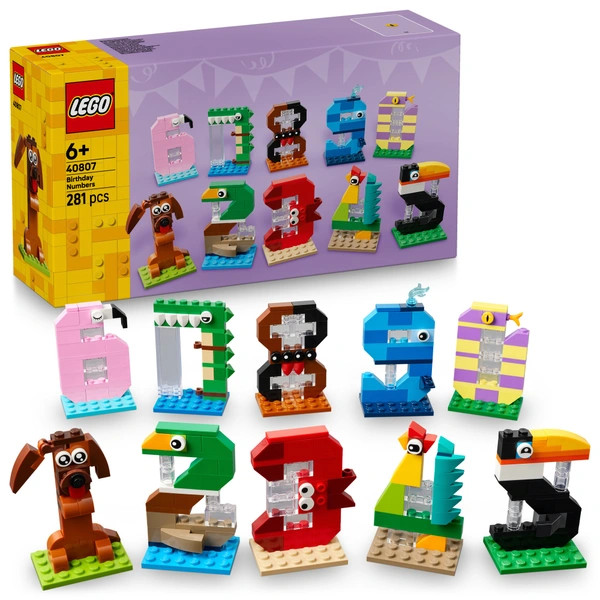 LEGO Születésnapi számok 40807 – alternatív kép 1
