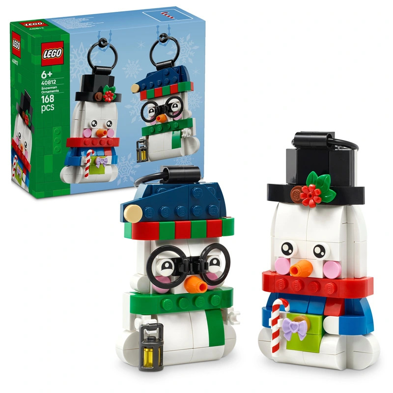 LEGO Dekoratív hóemberek 40812 – fő nézet