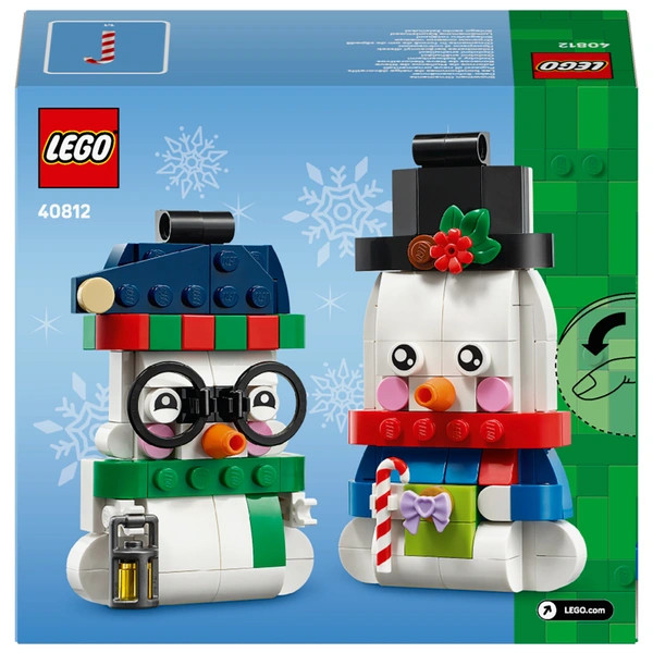 LEGO Dekoratív hóemberek 40812 – alternatív kép 7