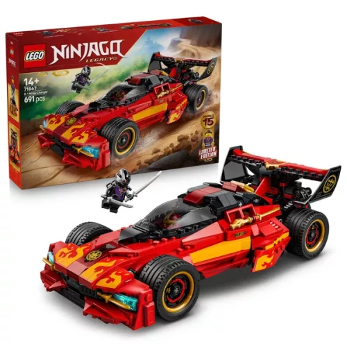 LEGO NINJAGO Az X-1 Ninja Szuperautó 15. évfordulója 71867