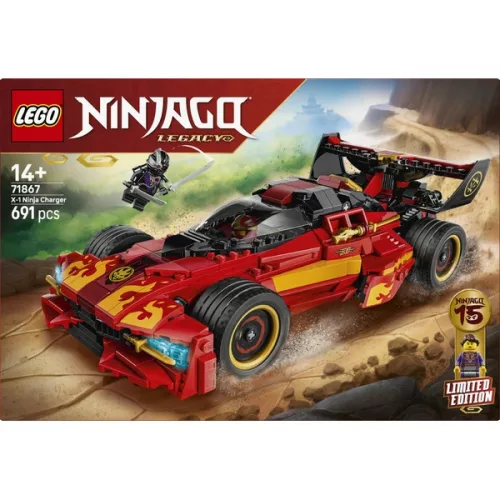 LEGO NINJAGO Az X-1 Ninja Szuperautó 15. évfordulója 71867