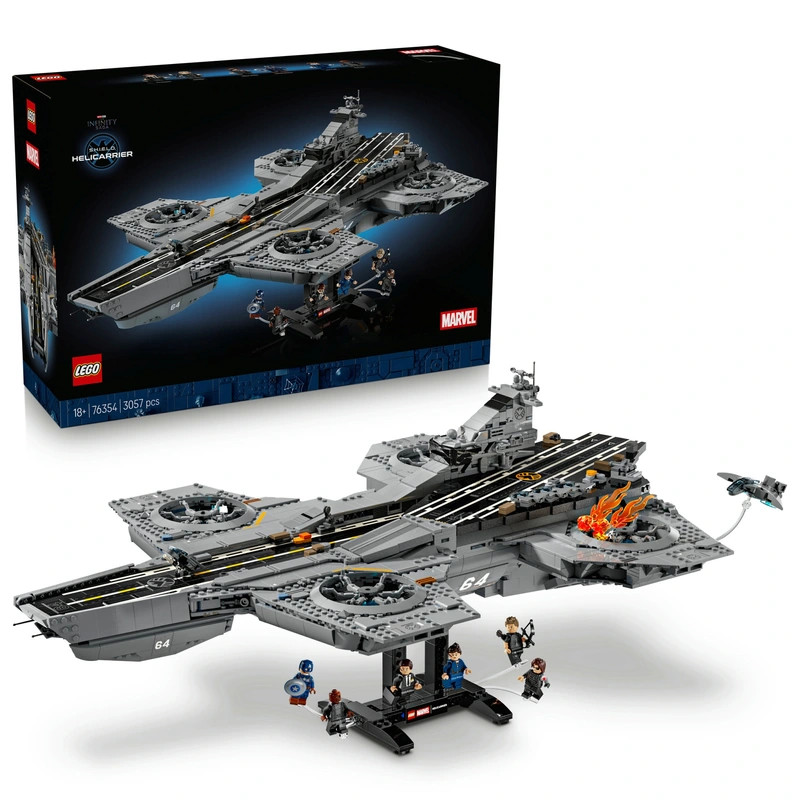 LEGO Marvel Super Heroes SHIELD helikopterhordozó 76354 – fő nézet