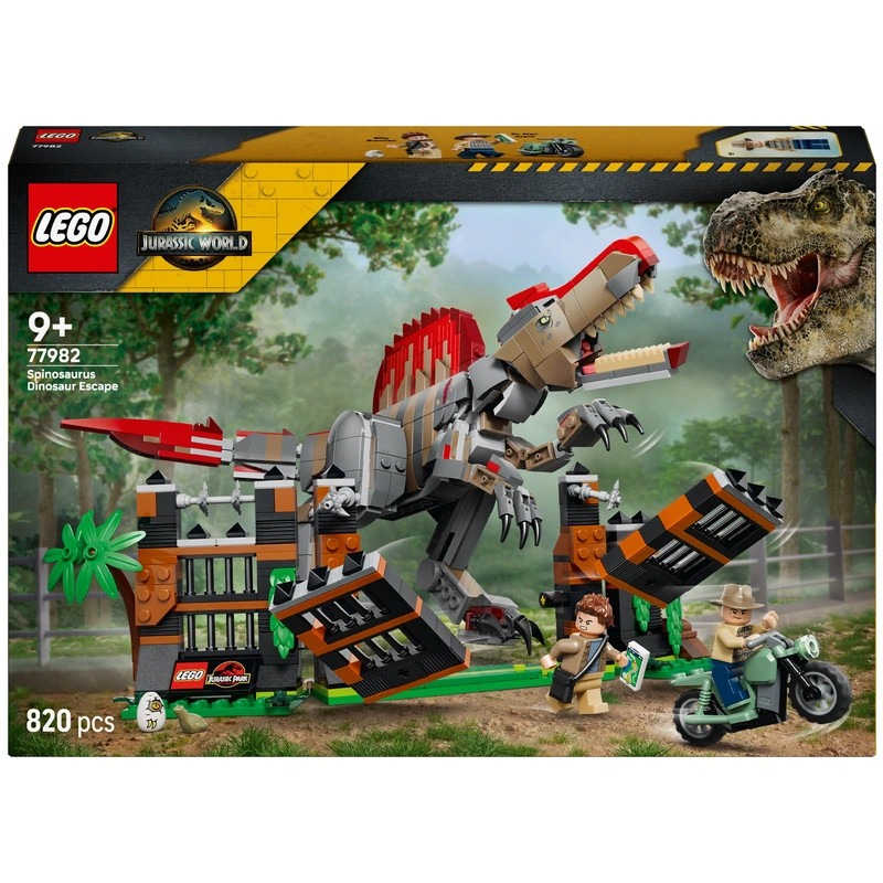 LEGO Jurassic World A Spinosaurus szökése 77982 – fő nézet