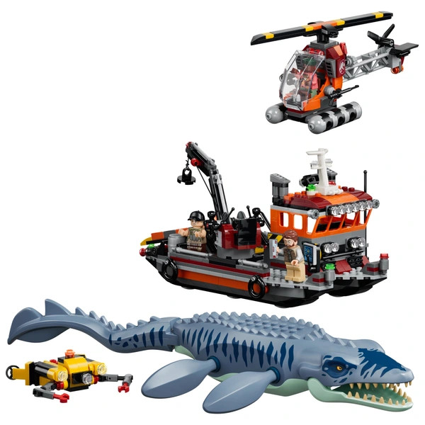 LEGO Jurassic World Mosasaurus támadás a hajón 77983 – alternatív kép 2