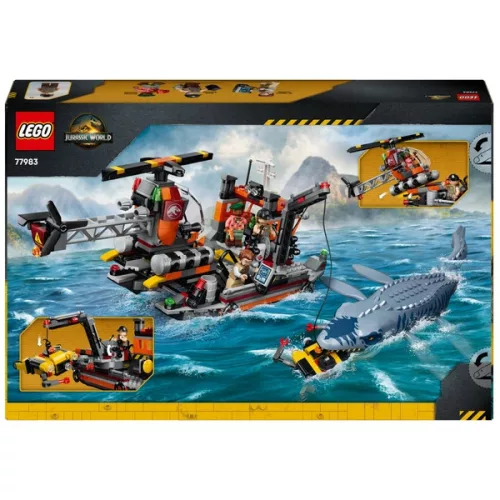 LEGO Jurassic World Mosasaurus támadás a hajón 77983, LEGO Jurassic World Mosasaurus támadás a hajón 77983Várható