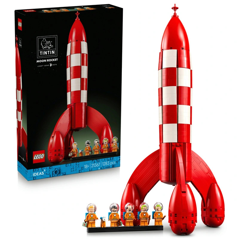 LEGO Ideas Tintin holdrakétája 21367 – fő nézet