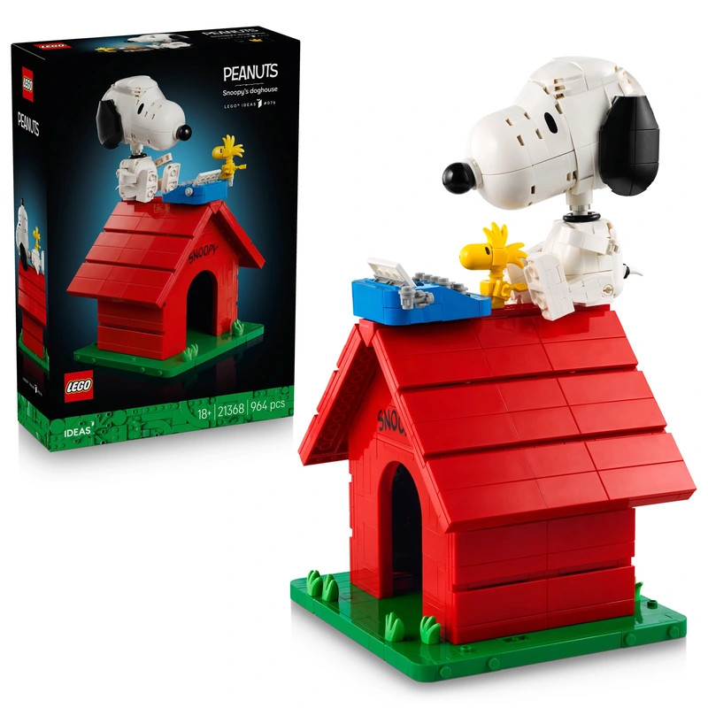 LEGO Ideas Peanuts: Snoopy kutyaólaja 21368 – fő nézet