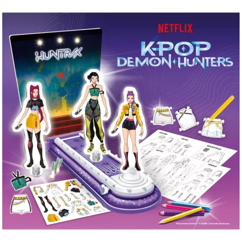KPop Demon Hunters divattervező kreatív szett