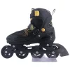 Inline görkorcsolya, 38-41-es méret, fekete/arany