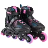 Inline görkorcsolya, 34-37-es méret, fekete/pink