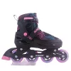 Inline görkorcsolya, 34-37-es méret, fekete/pink