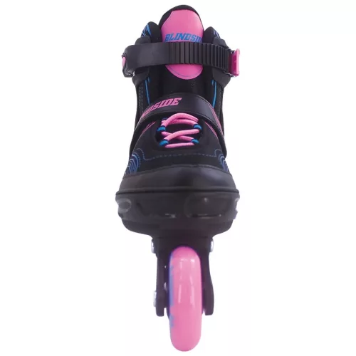 Inline görkorcsolya, 34-37-es méret, fekete/pink