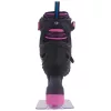 Inline görkorcsolya, 34-37-es méret, fekete/pink