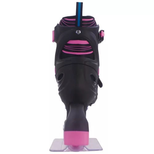 Inline görkorcsolya, 34-37-es méret, fekete/pink
