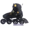 Inline görkorcsolya, 34-37-es méret, fekete/arany