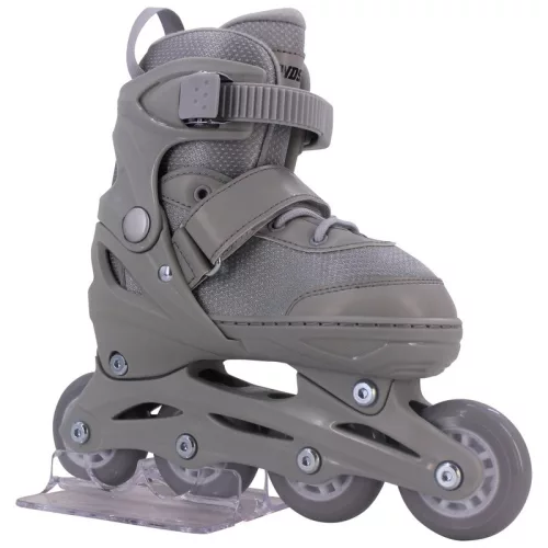 Inline görkorcsolya, 30-33,5-ös méret, szürke