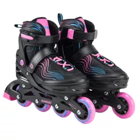 Inline görkorcsolya, 38-41-es méret, fekete/pink